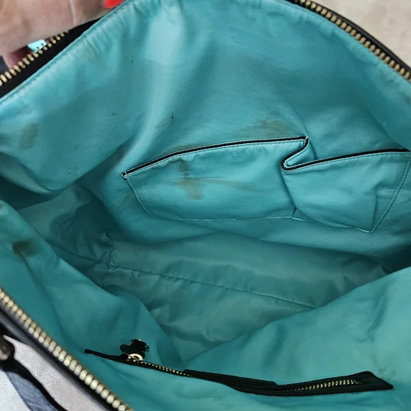 Lily Jade Meggan Black Leather Diaper Bag SALE SALE SALE all Offers - Picture 11 of 12